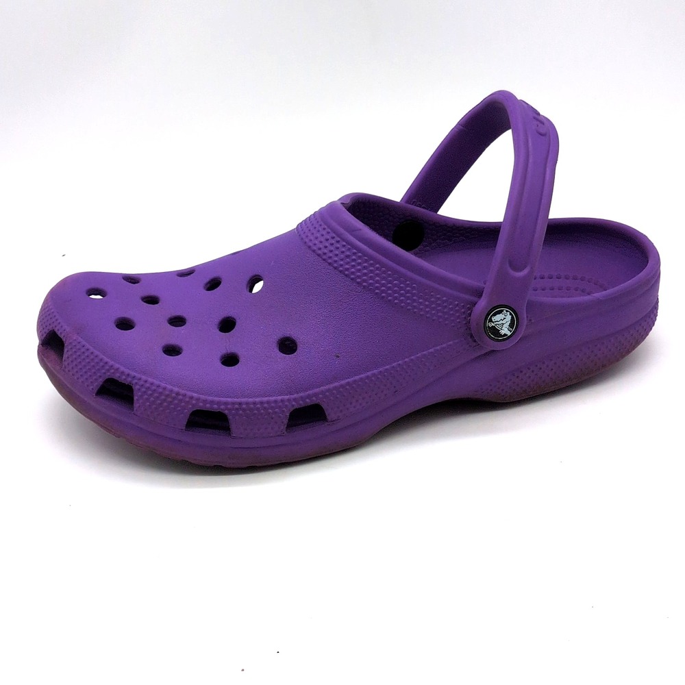 Crocs Shoes Womens Purple 11 Original Clogs Classic Slip On Mens 9